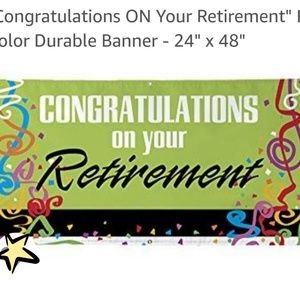 Banner Color  - Happy Retirement